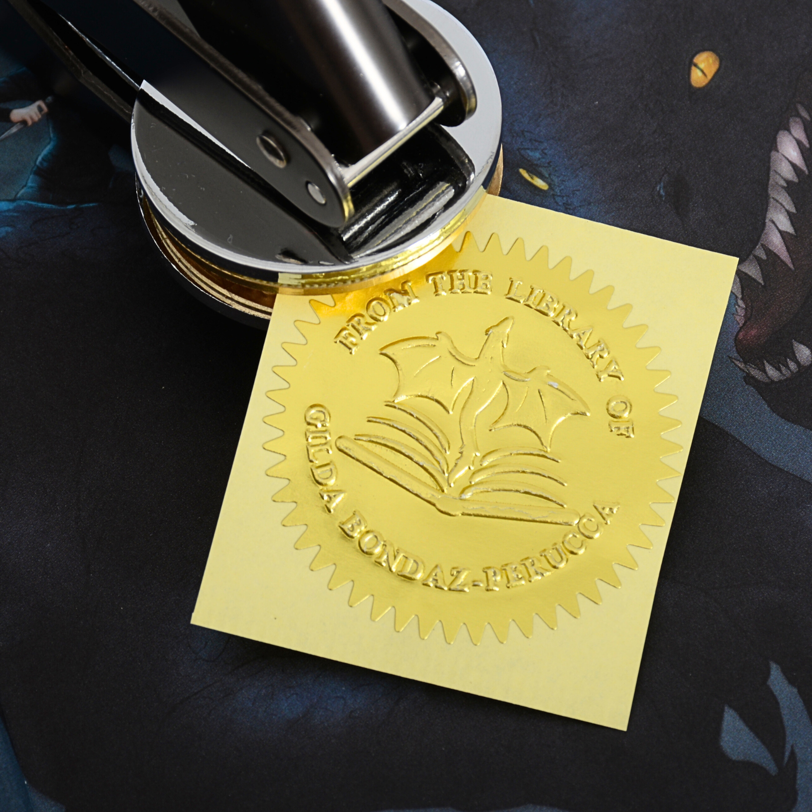 Mythology Book Embosser